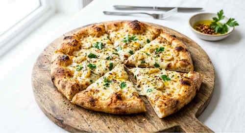 Garlic pizza