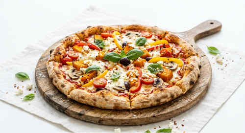 Gourmet Vegetarian pizza