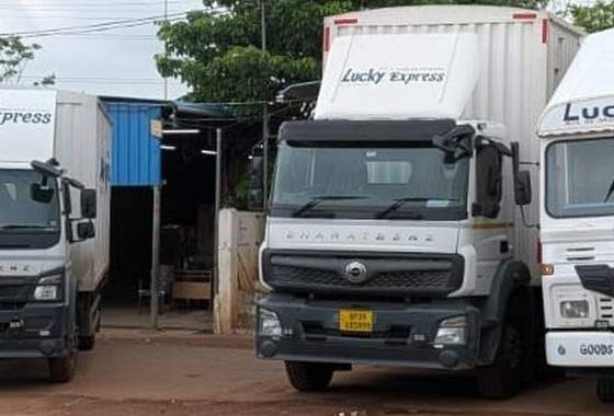 Lucky Express Cargoes transport office in Vijayawada, Head office and central hub
