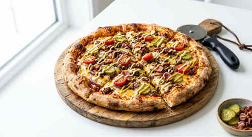 The Burger pizza